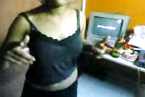 Lovey and captivating office black cock sluts flashing her small goodies