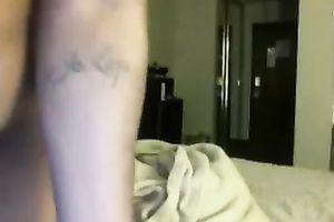 Black fat brunette hair stood on knees to give a terrific fellatio for cum