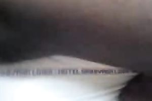 All natural Indian dark head takes beefy jock in her hairless bawdy cleft