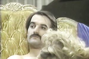 Dirty minded trio with breasty lassies and lustful dawg