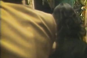 Dirty minded trio with breasty lassies and lustful dawg