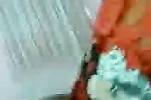 Big boobed Arabian mama giving great tit job on camera