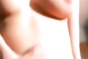 German blowlerina took a chance to ride my fortunate buddy's pecker on top