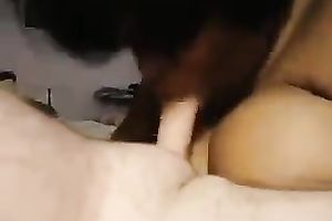 Huge breasted hawt chocolate big beautiful woman nympho loves engulfing my white dick