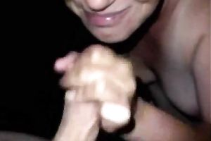 Cum voracious playful dirty slut wife blows me and lastly acquires facial