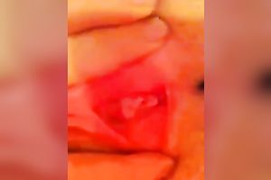 Anonymous handsome playgirl pleases her pink poontang