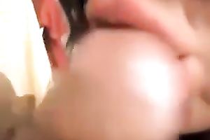 My lusty ally in face mask sucks my hard wang with excitement