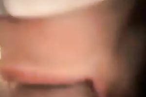 My lusty ally in face mask sucks my hard wang with excitement