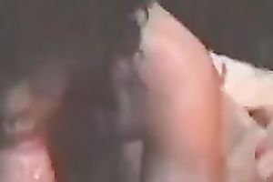 Asian aged bitch engulfing my large white knob balls unfathomable