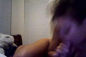 I and my brunette hair girlfriend had oral-service sex on web camera