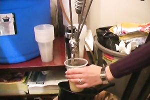 Amateur redhead hottie astonishes a guy with her oral-stimulation skills