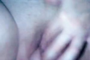 I taped my perverted babe fingering her ravishing soaked wet crack at night