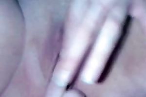 I taped my perverted babe fingering her ravishing soaked wet crack at night