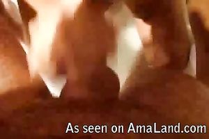 Very closeup POV clip of my redhead honey giving me head