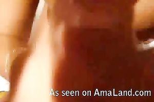 Very closeup POV clip of my redhead honey giving me head