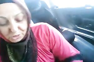 Old Turkish floozy blowing my rod on POV sex movie