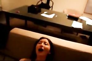 Emotional Asian random sweetheart provided stud with tugjob in the motel