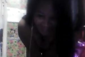 Amateur Filipina brunette hair web camera aged nympho greedily masturbated