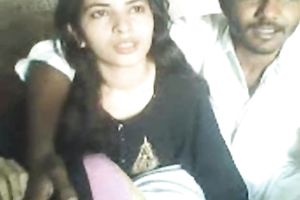 My brunette hair Indian girlfriend agreed to have sex on livecam