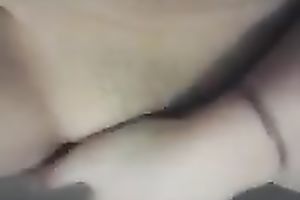 Cute dark brown Asian nympho fingered herself in kinky self taped vid
