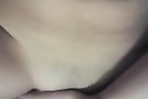 Cute dark brown Asian nympho fingered herself in kinky self taped vid