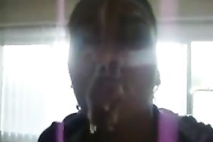 Cum-addicted trollop sucks my rock hard penis like a pro