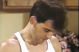 Wild redhead with large fake milk sacks gives sexy blow job to her paramour