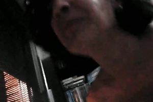 My ally discovered a kinky dark brown wench fucking herself with marital-device