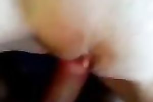 Pale skin chubby girlfriend asks me to fuck her butthole harder