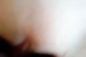 Pale skin chubby girlfriend asks me to fuck her butthole harder