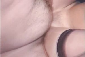 Renee blows and gets her pussy fingered in Male+Male+Female homemade episode