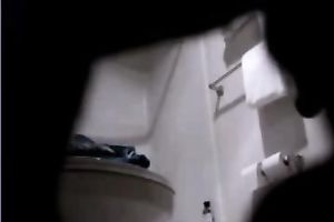 Spy webcam vid of sitting and pissing on the WC bowl wifey