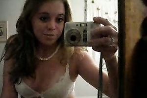 Getting wicked with my digital camera in bedroom home alone