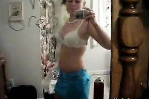 Getting wicked with my digital camera in bedroom home alone