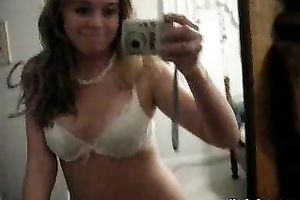 Getting wicked with my digital camera in bedroom home alone