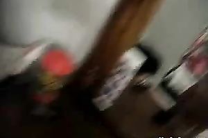 Getting wicked with my digital camera in bedroom home alone