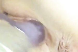 Very hawt lover sucks my dick and I fuck her with double headed fake penis toy