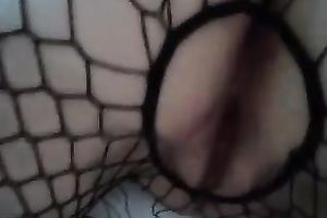 I fuck my wicked cheating wife wearing fishnet body stockings