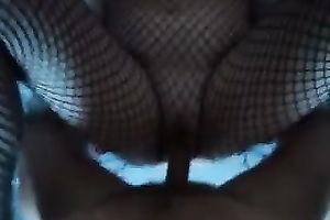 I fuck my wicked cheating wife wearing fishnet body stockings