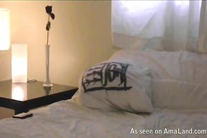 Aroused blond legal age teenager with fine curves plays with sex-toy on livecam