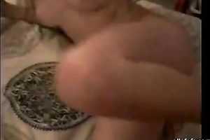 Big hunk with giant pecker left no holes unfucked on her honey