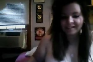 big beautiful woman youthful wench masturbating with large sex toy in non-professional episode