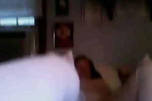 big beautiful woman youthful wench masturbating with large sex toy in non-professional episode