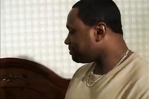 Busty african chick receives her muffin eaten by her recent bf