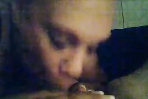 Dirty dark milf gives head cuz that babe desires to try white weenie