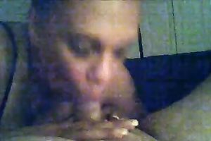 Dirty dark milf gives head cuz that babe desires to try white weenie