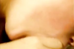 Cute babe sucks my wang as this babe is about to fall asleep