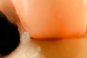 Kinky sweetheart got much fun whilst I was playing with her the one and the other fuck holes