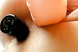 Kinky sweetheart got much fun whilst I was playing with her the one and the other fuck holes