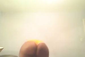 Busty and bootylicious dark slut receives to play with her wet crack